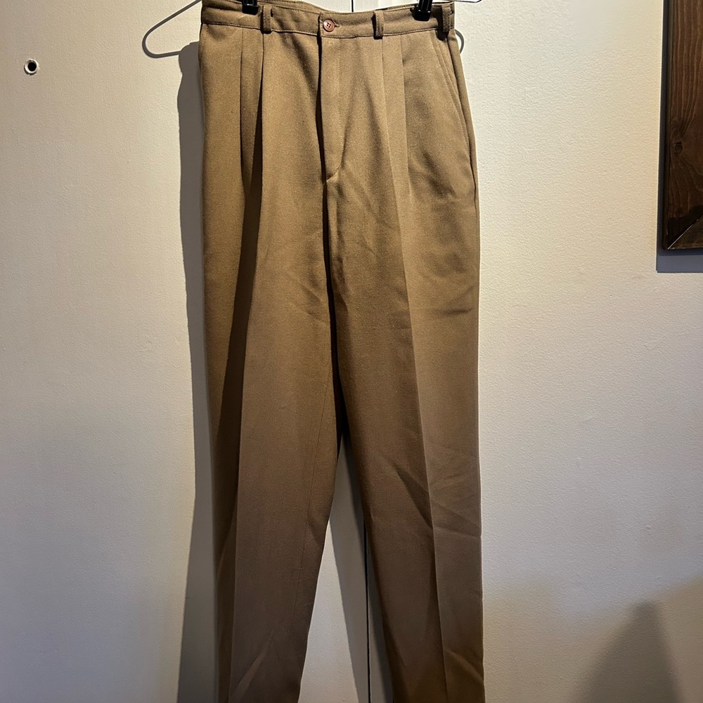 Oxford Men's Elegant Brown Dress Pants